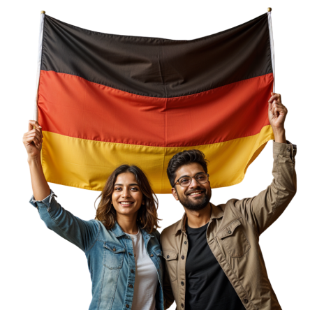 German flag students